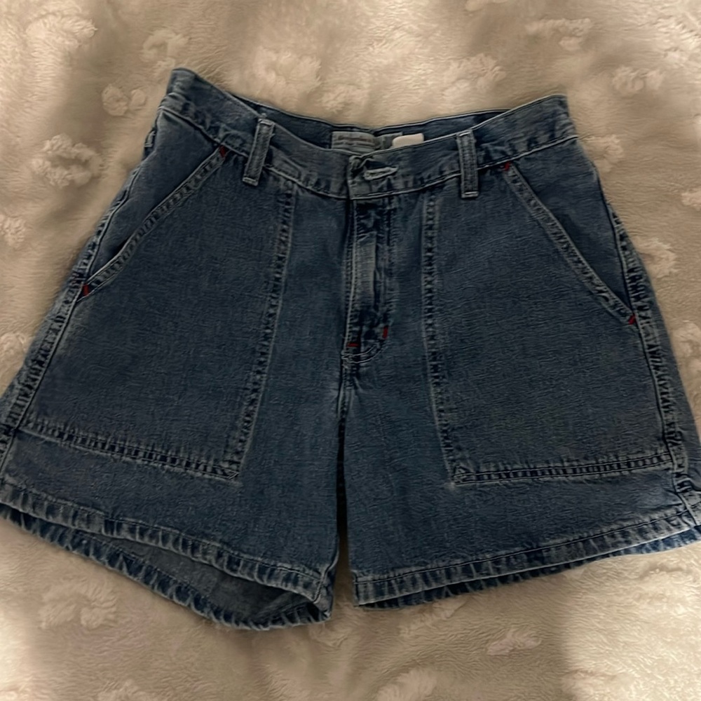 vintage abercrombie denim shorts